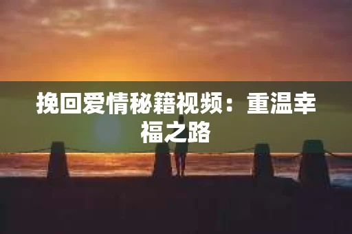 挽回爱情秘籍视频：重温幸福之路