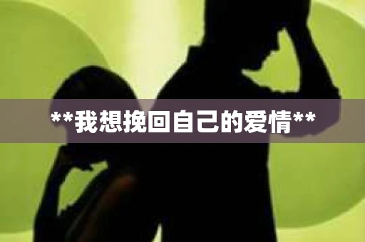 **我想挽回自己的爱情**