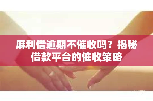 麻利借逾期不催收吗？揭秘借款平台的催收策略