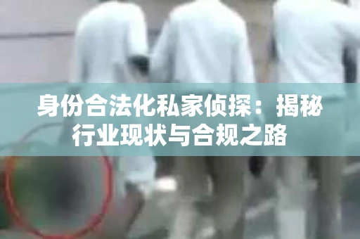 身份合法化私家侦探：揭秘行业现状与合规之路