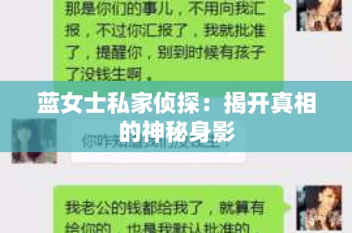 蓝女士私家侦探：揭开真相的神秘身影