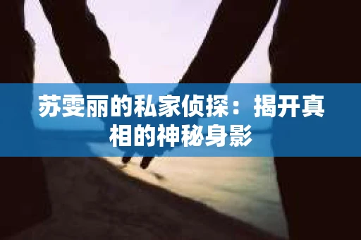 苏雯丽的私家侦探：揭开真相的神秘身影