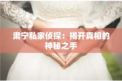 肃宁私家侦探：揭开真相的神秘之手