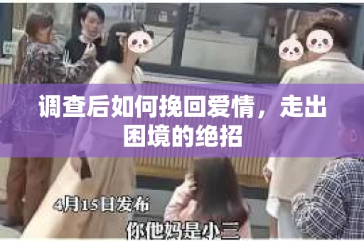 调查后如何挽回爱情，走出困境的绝招