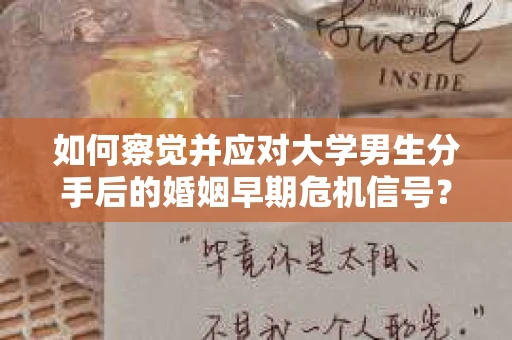 如何察觉并应对大学男生分手后的婚姻早期危机信号？