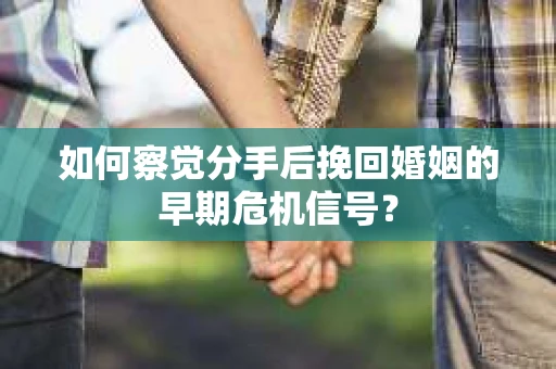 如何察觉分手后挽回婚姻的早期危机信号？